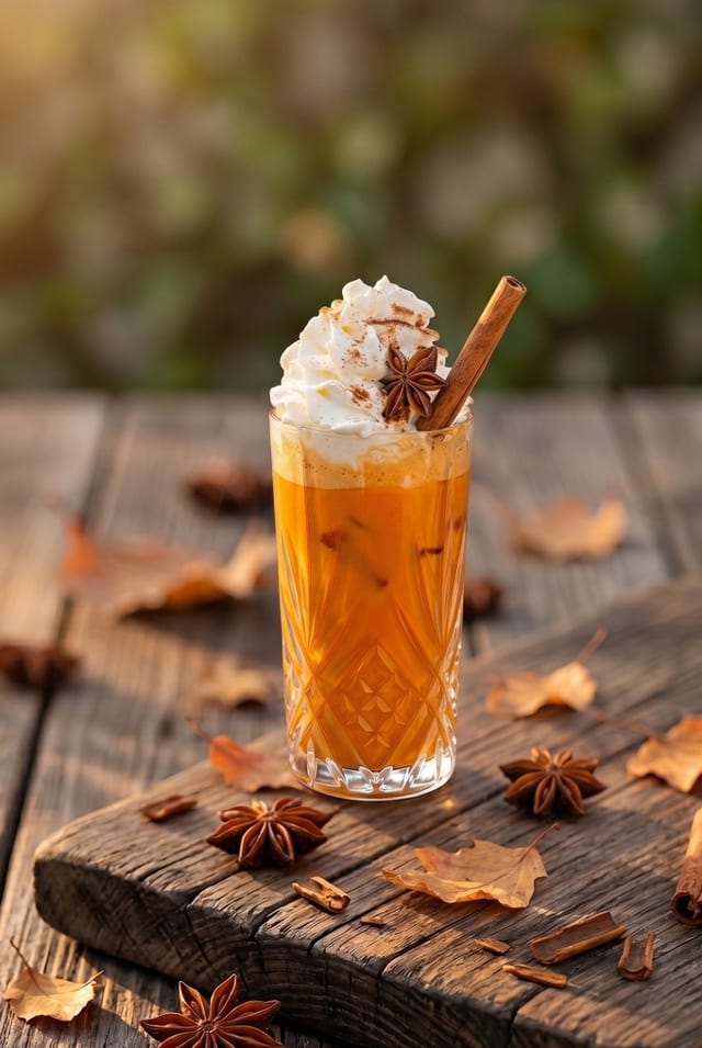 Thai Tea Spice Latte (Iced).