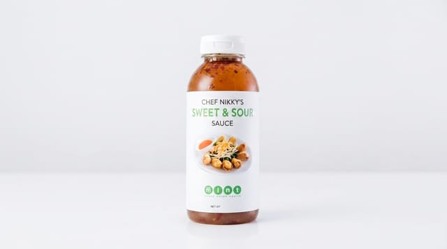 Bottle of Sweet and Sour Sauce.