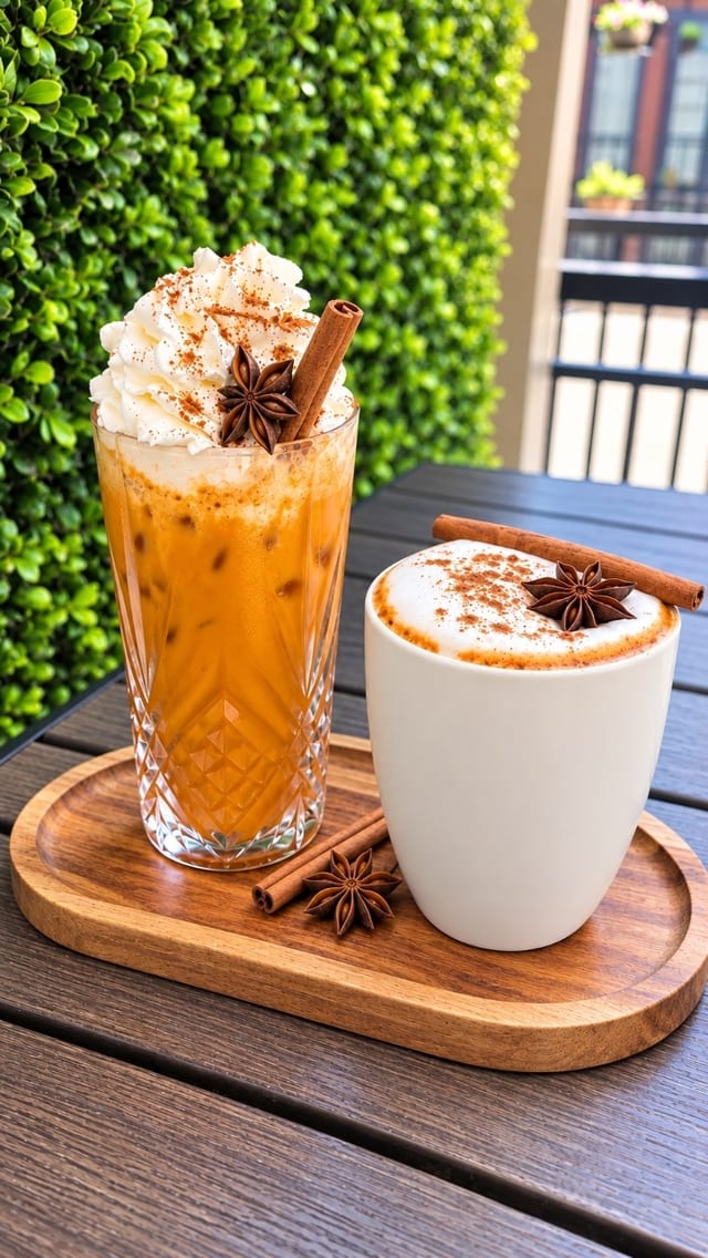 Thai Tea Spice Latte (Iced).