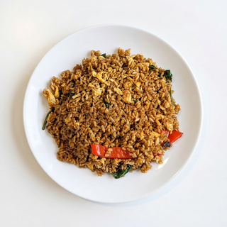 BROWN Green Basil Fried Rice